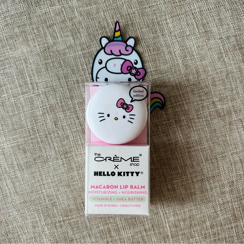The Crème Shop x Hello Kitty Macaron Lip Balm